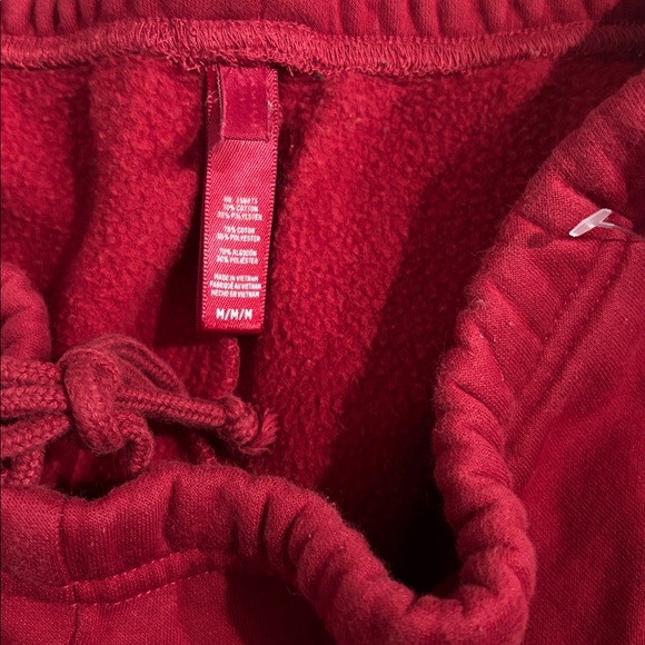 SKIMS NWOT Cotton Fleece Joggers - Brick - Picture 4 of 4